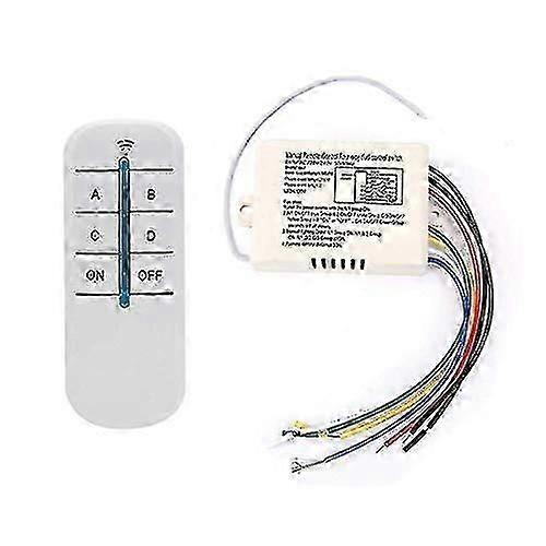Remote Control Switch, Light Switches And Dimmers 4 Way Wireless Dimmer Switches, On/off Digital Wall Light Transmitter Receiver ft