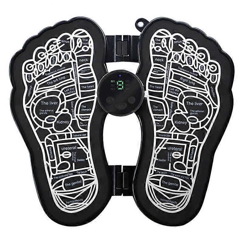 Electric Foot Massager Pad EMS Microcurrent Foldable Foot Massage Mat