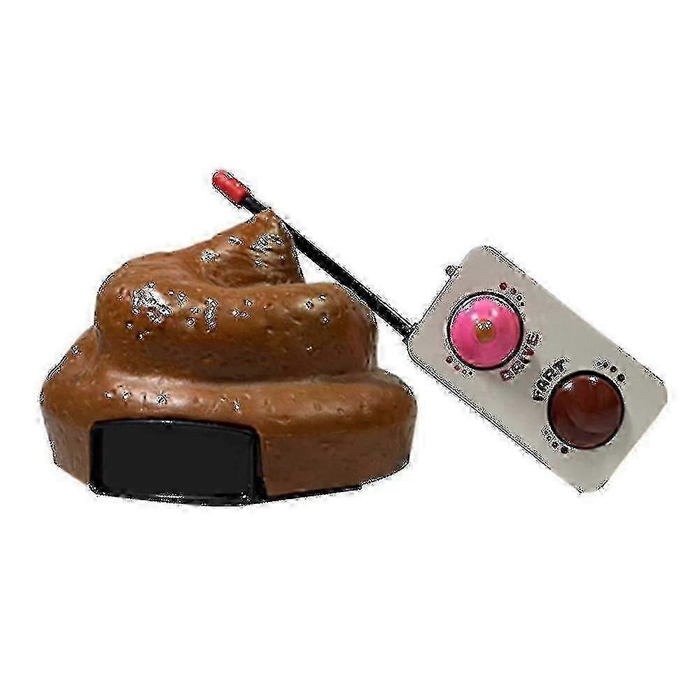 Remote Control Poop Car Toy With Spinning And Farting Action 49mhz