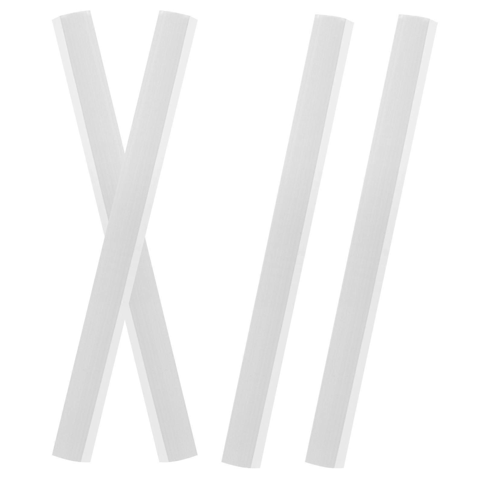 4pcs 쓰레받기 가장자리 먼지 팬 입구 프레스 스트립 쓰레기 삽 가장자리 보호기 교체