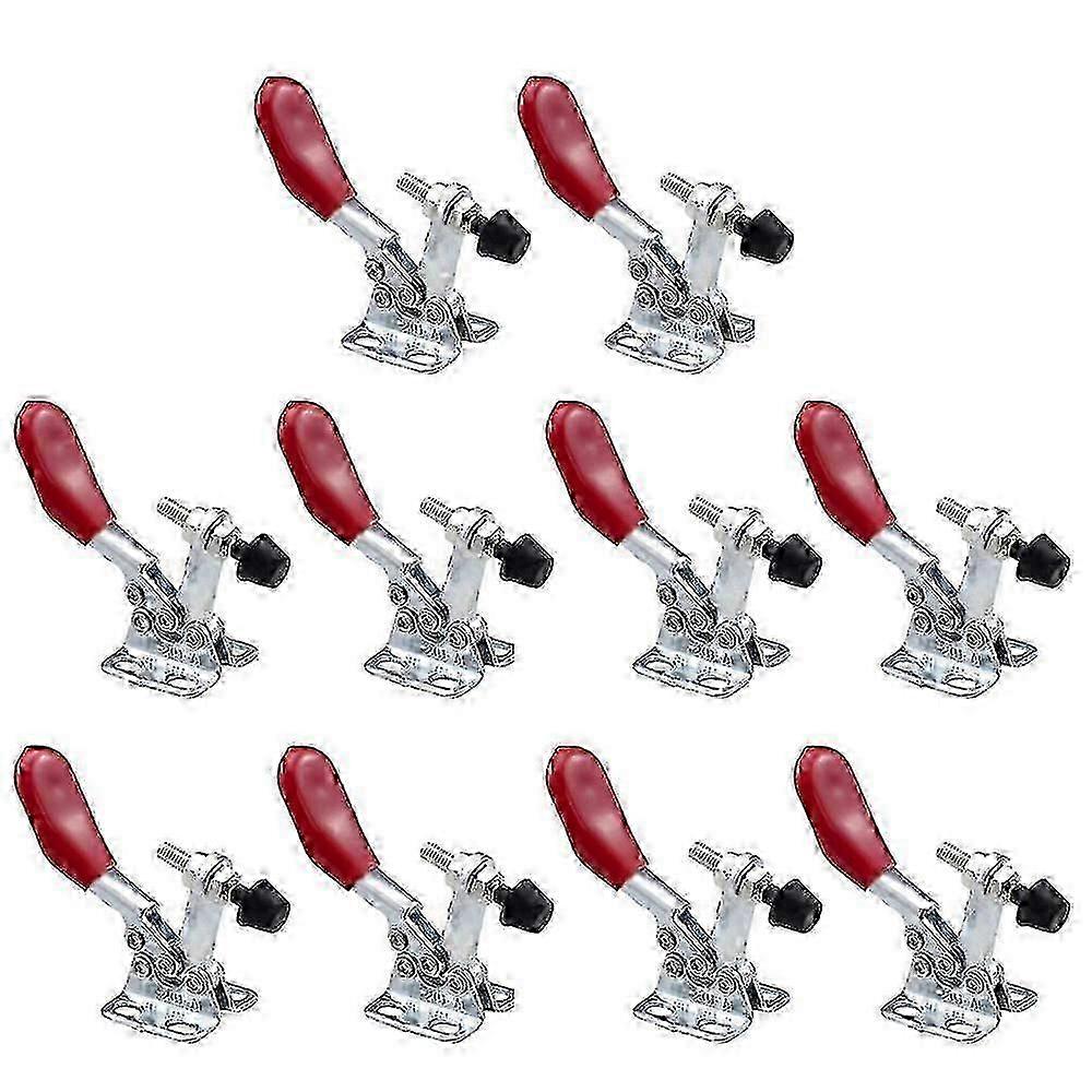 10 Pcs Red Toggle Clamp -201a 27kg Quick Release Tool Horizontal Clamps Hand New Heavy Duty Tooling new