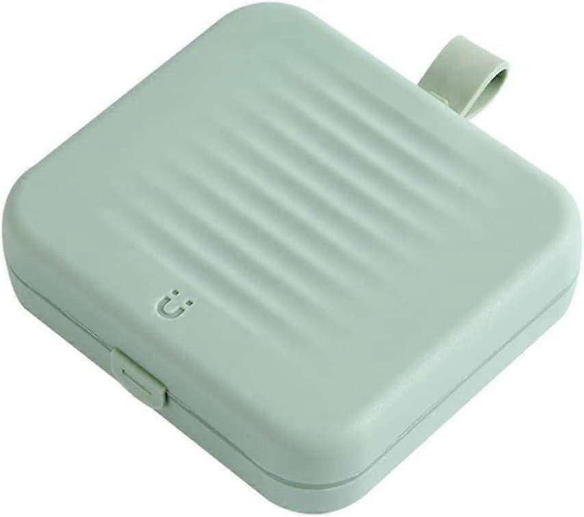 Magnetic Needle Thread Box Mini Sewing 21pcs kit for Home, Green