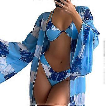 Women Bikini Set Exquisite Print Women Swimwear Bathing Suit for Swimming Beach Parties