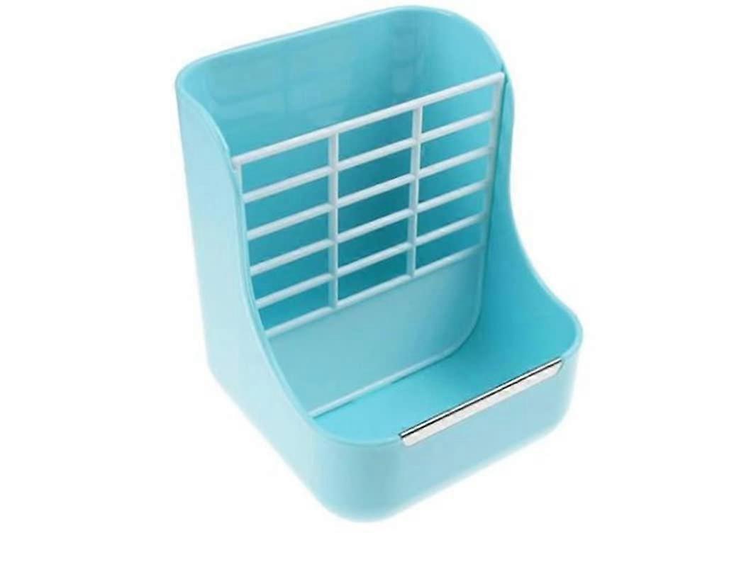 Rabbit Food Feeder 2 in 1 Small Animal Bowl for Grass and Food, Durable Plastic, Easy Clean, Ideal for Rabbits and Guinea Pigs