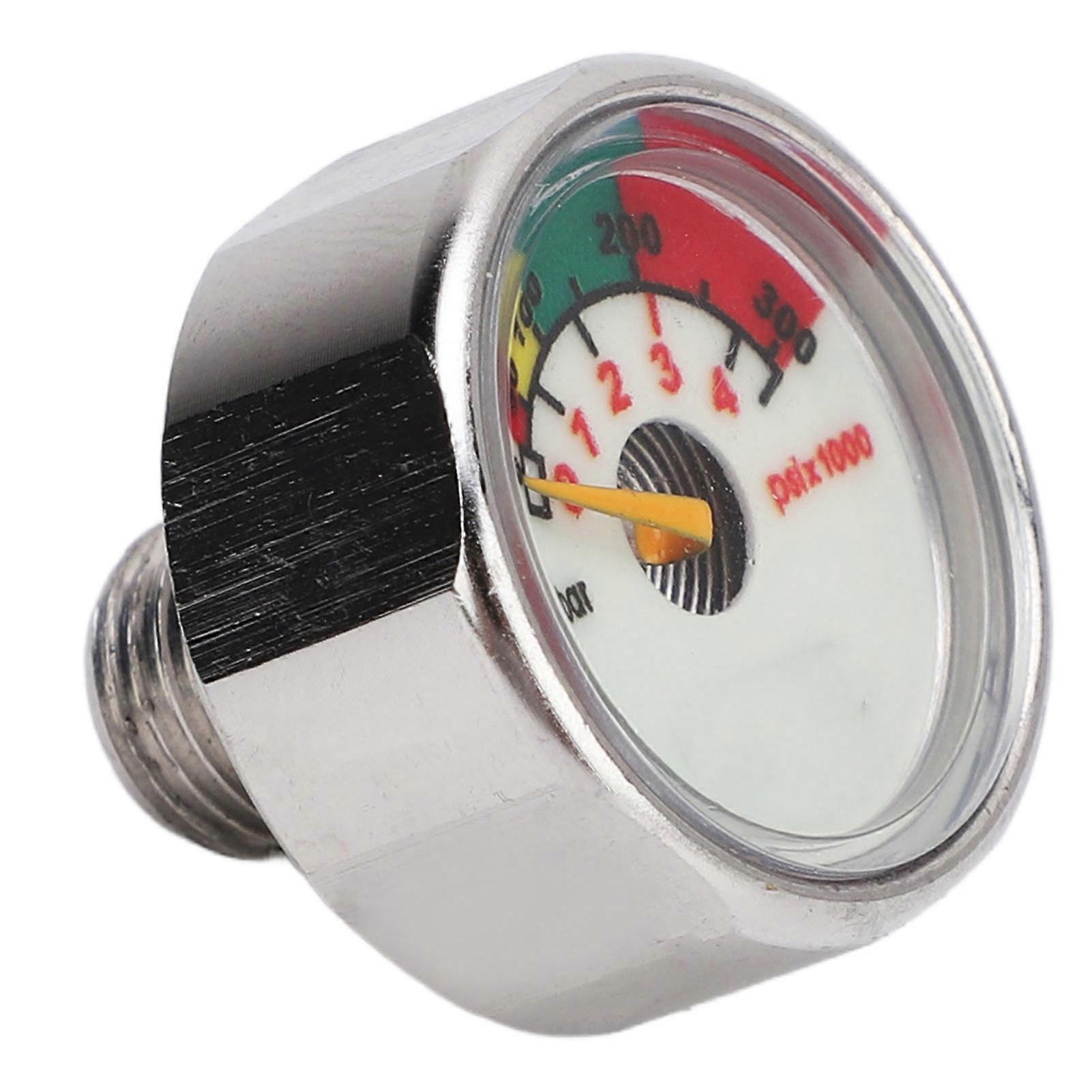 Scuba Diving Cylinder with Pressure Gauge, Oxygen Cylinder, Stainless Steel, Waterproof, M10