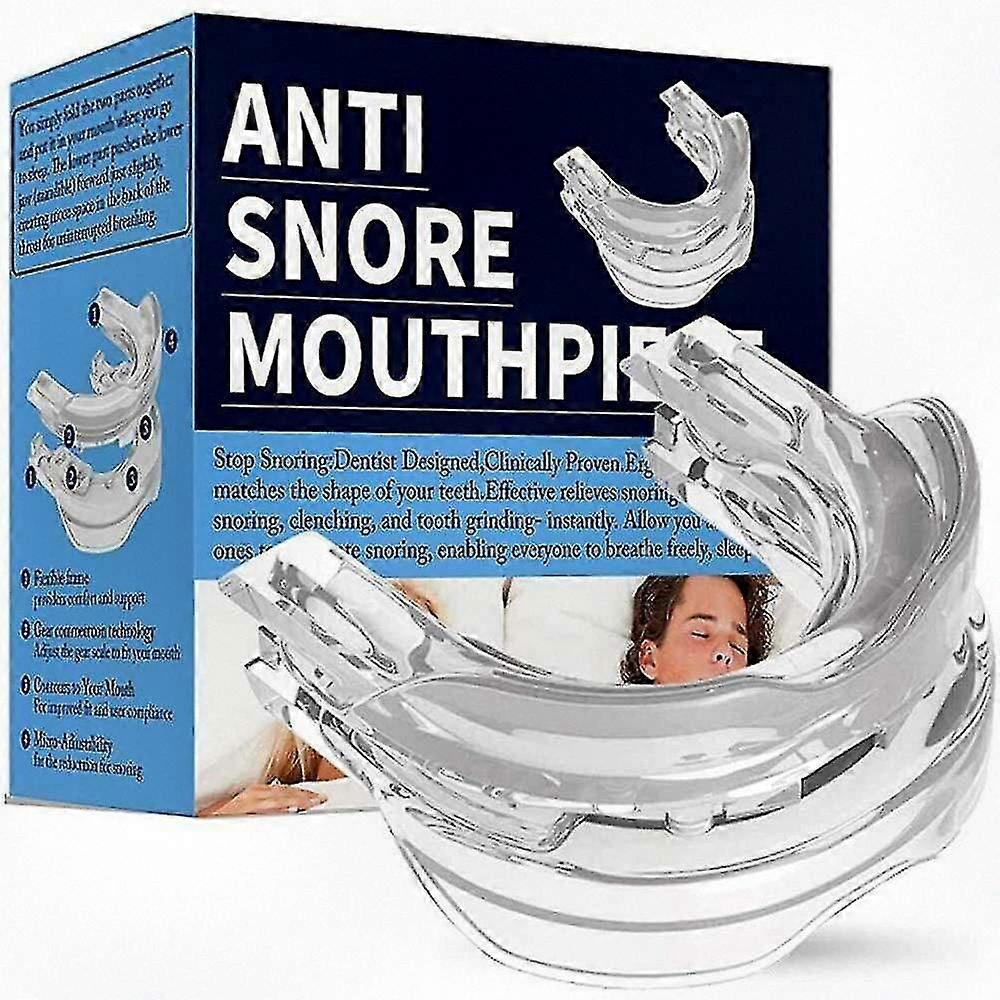 Adjustable Anti-Snoring Mouth Guard for Sleep Apnea and Teeth Grinding Relief