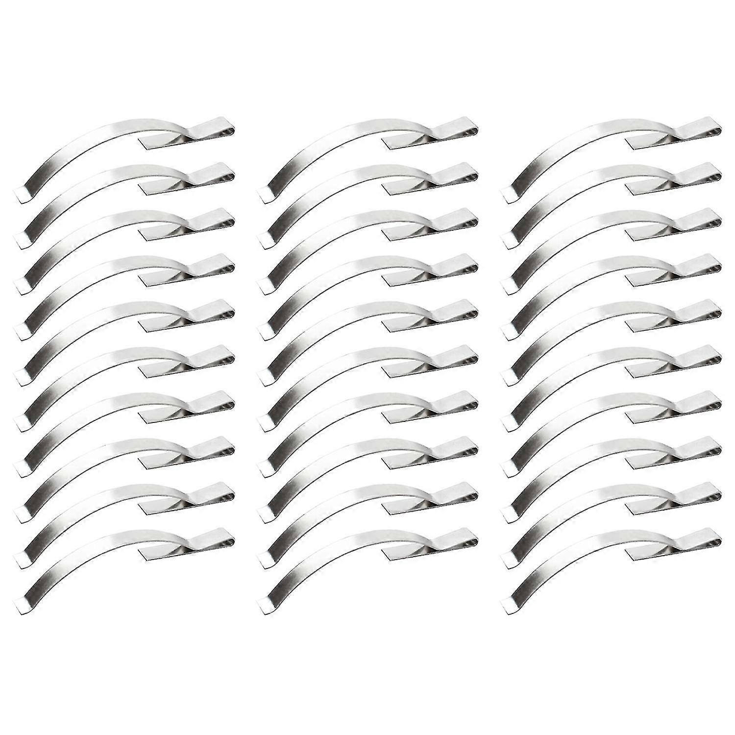30Pcs Window Spring Clip Stainless Steel Easy Install Rust-Resistant Durable Screen Stabilizer Home
