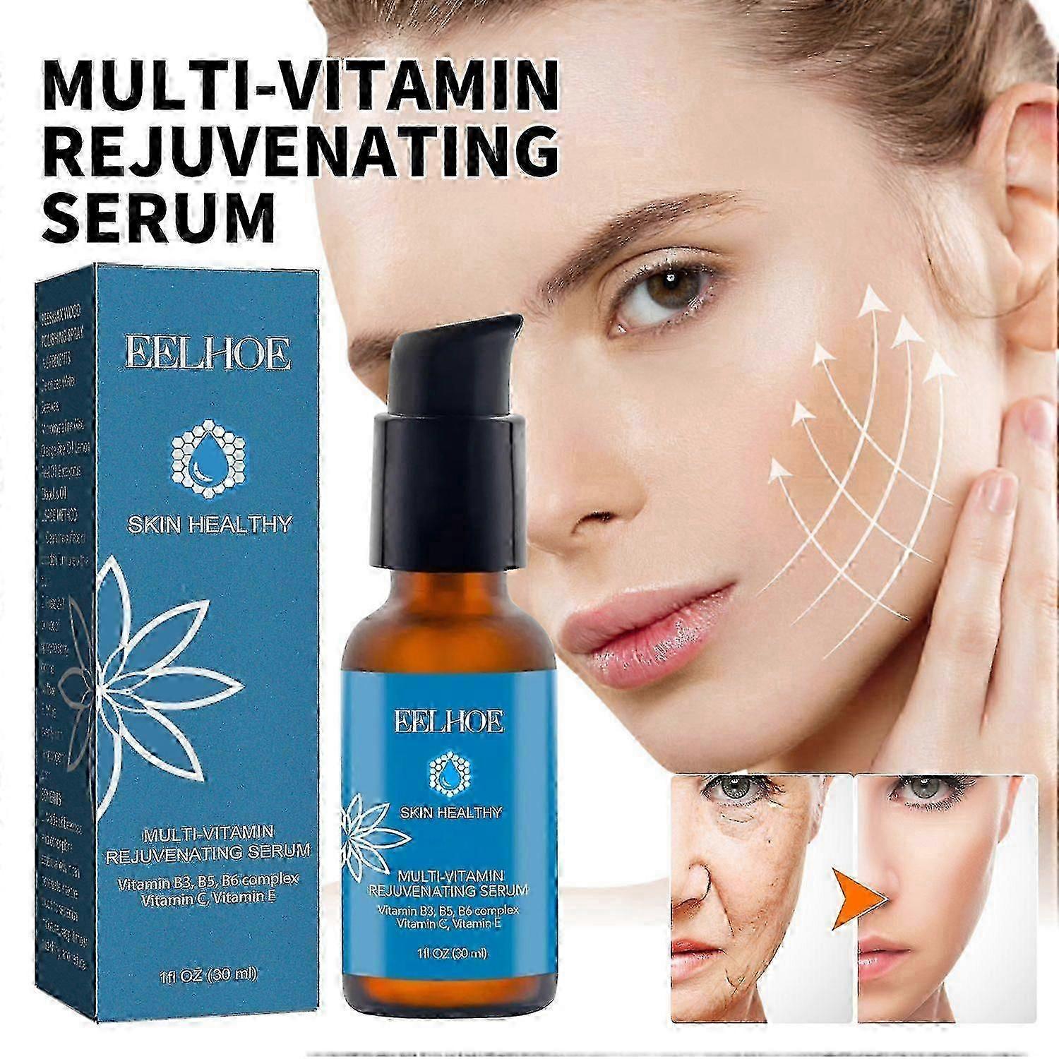 EELHOE Multi-vitamin Rejuvenating Serum, Firming Hydrating Anti-wrinkle And Anti-aging Lotion