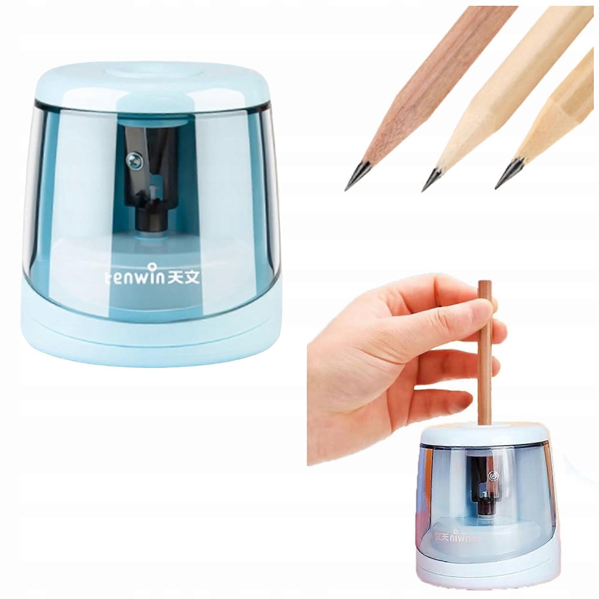 Automatic Blue Temperówka Elektryczna With Container