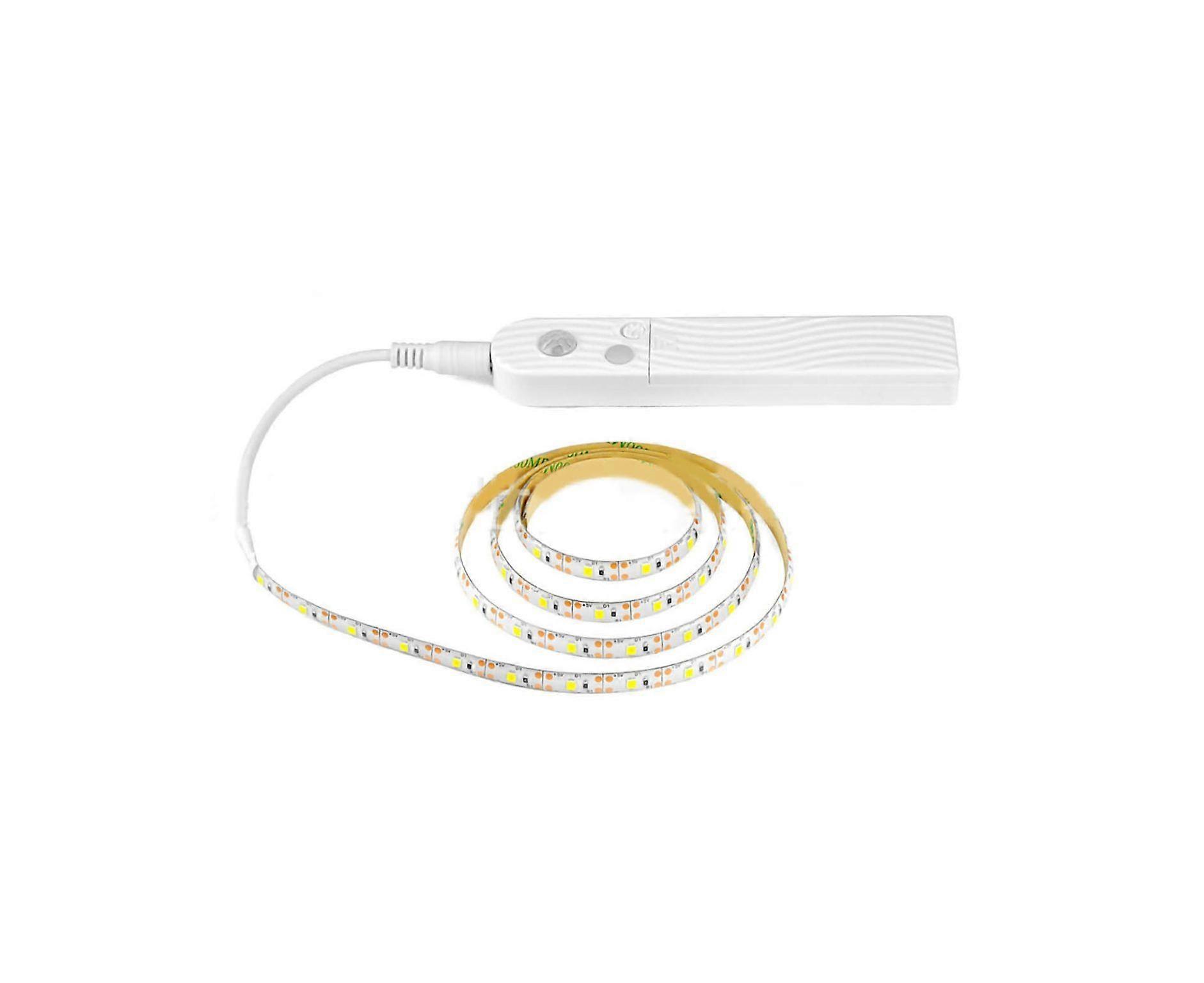 Motion Sensor LED Strip Light for Cabinets & Hallways - Energy Saving, Easy Install, Auto On/Off, Battery Operated