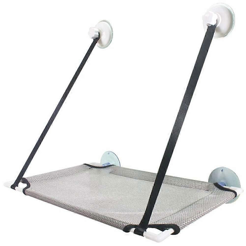 Cat Perch, Canvas &amp; Pipe Fittings Cat Window Hammock High Weight Capacity for Large &amp; Small Cats, Easy Installation &amp; Space Saving for