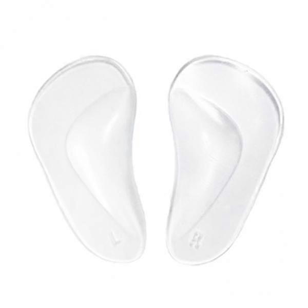 5x1 Pair Silicone Arch Support Insoles Orthotic Insoles Cushion Insert L Clear