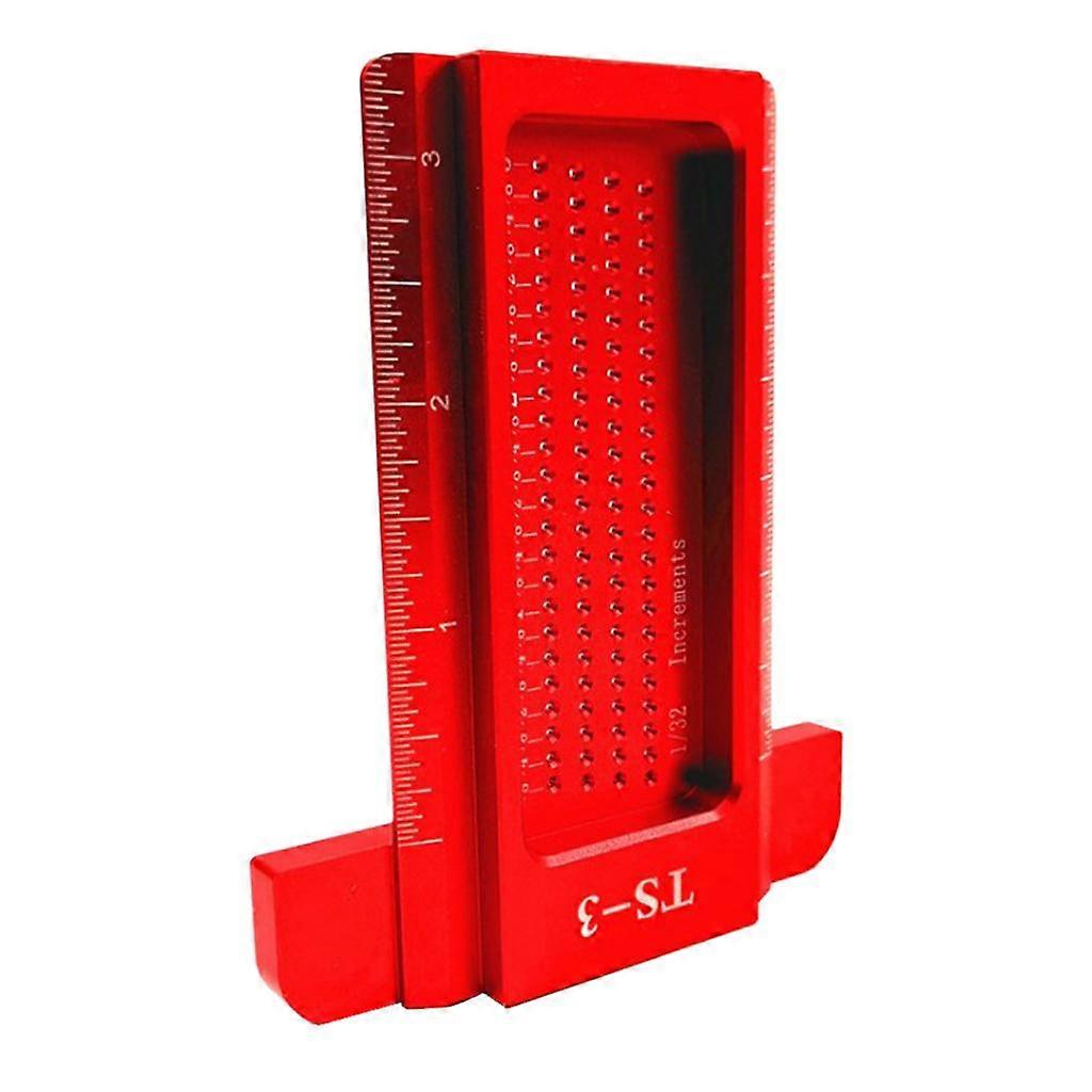 Aluminium alloy Woodworking Scriber Ruler TType Ruler Measuring Scriber