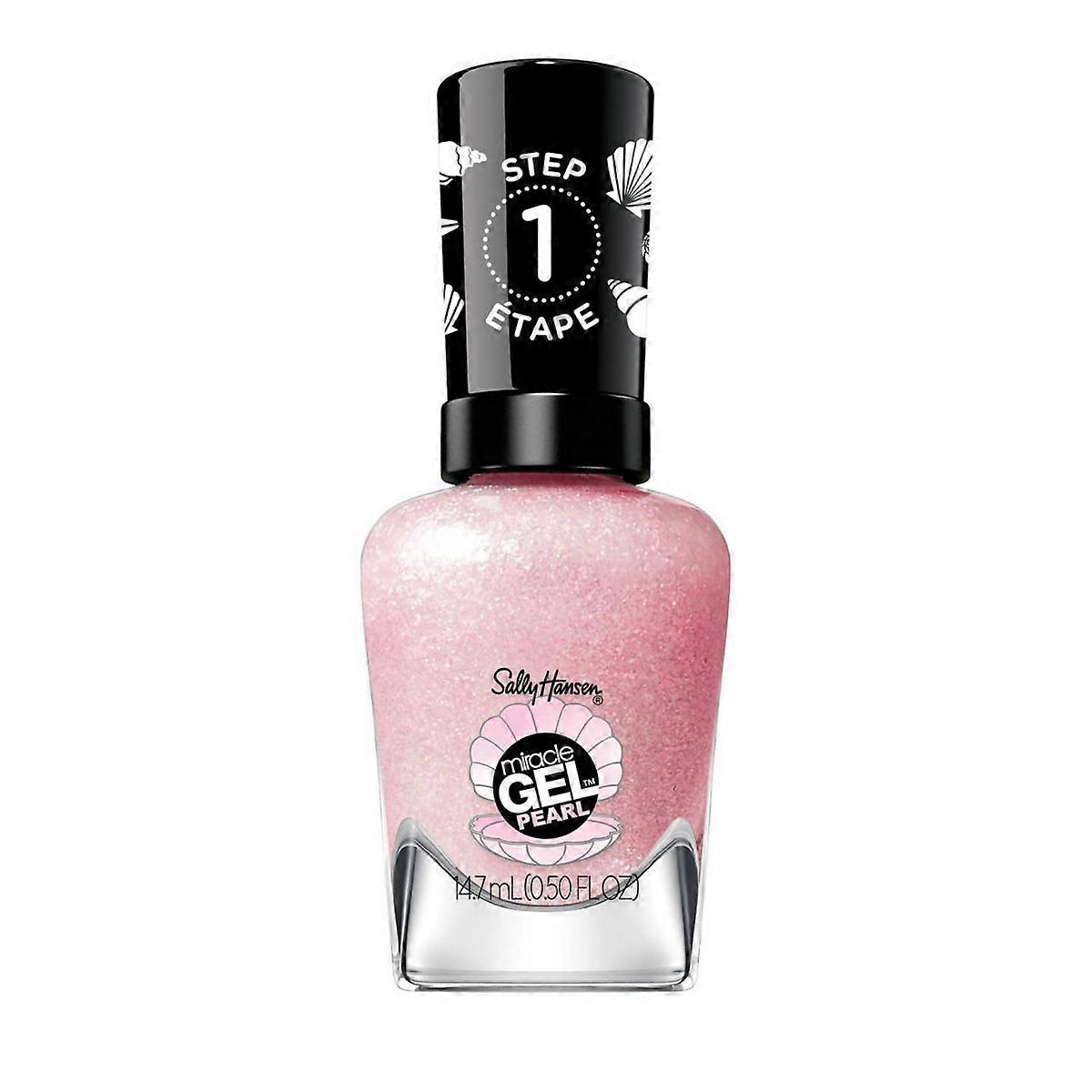 Sally Hansen Miracle Gel Nail Polish, Modern Pearl Collection - 906 Pink Sand - 0.5 Fl Oz