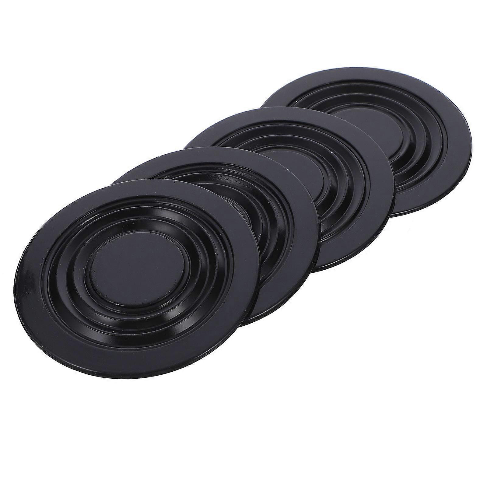 4Pcs Silicone Coasters Round Cup Mats Kitchen Coasters