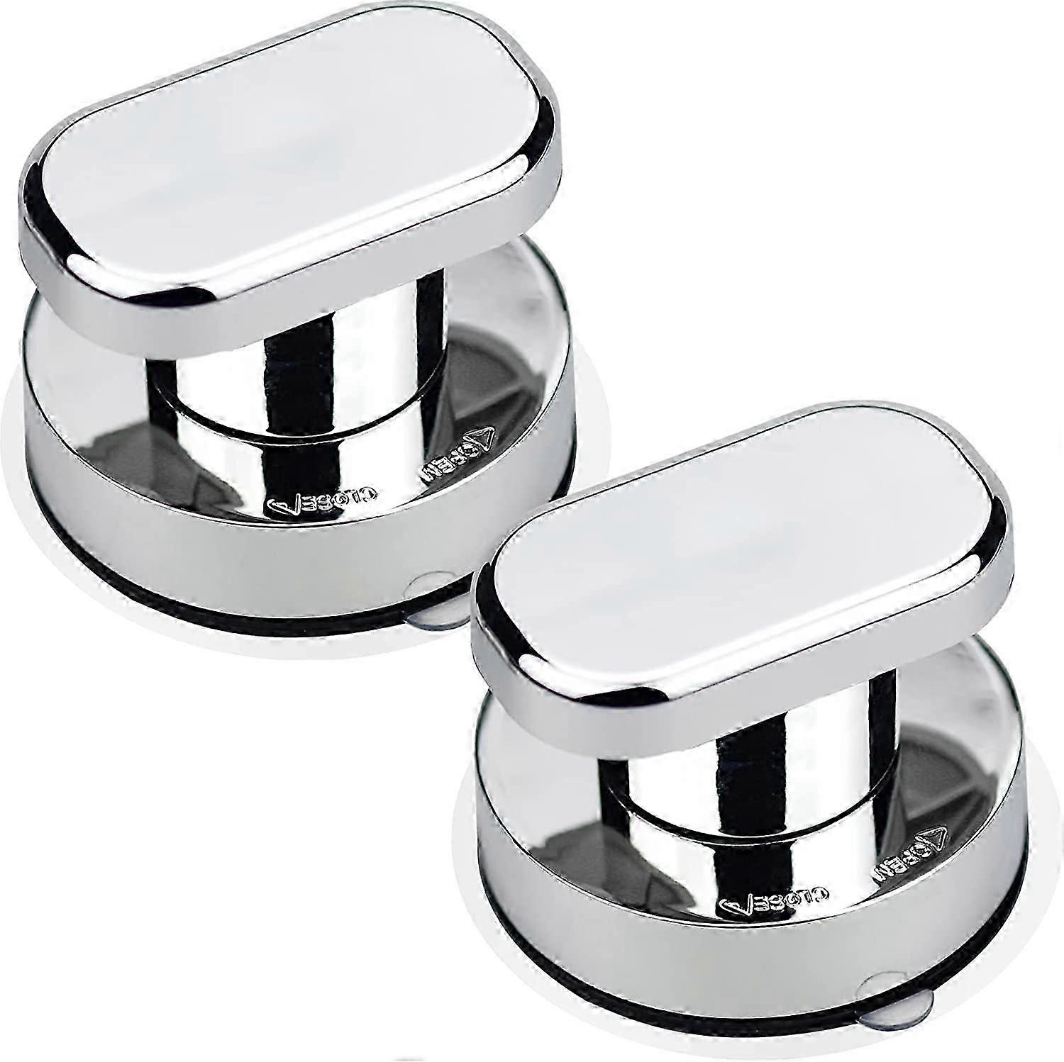 2pcs Suction Cup Door Handle Bay Window Suction Cup Strong Suction Cup Pull Handles for Bathroom Glass Cupboard Drawer Door