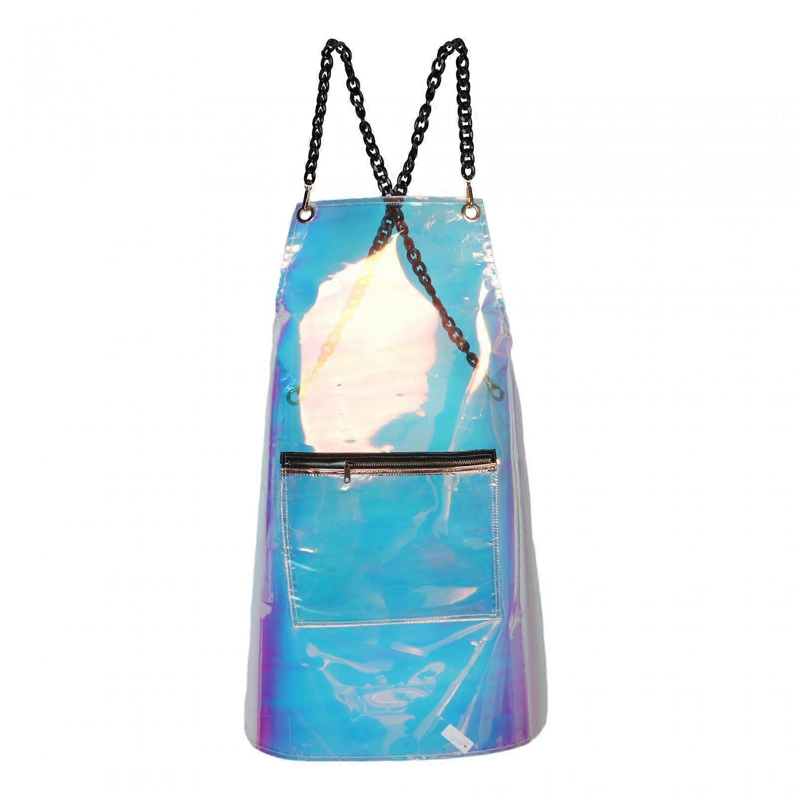 TPU Apron with Pocket Comfortable Adjustable Waist Strap Oilproof Apron