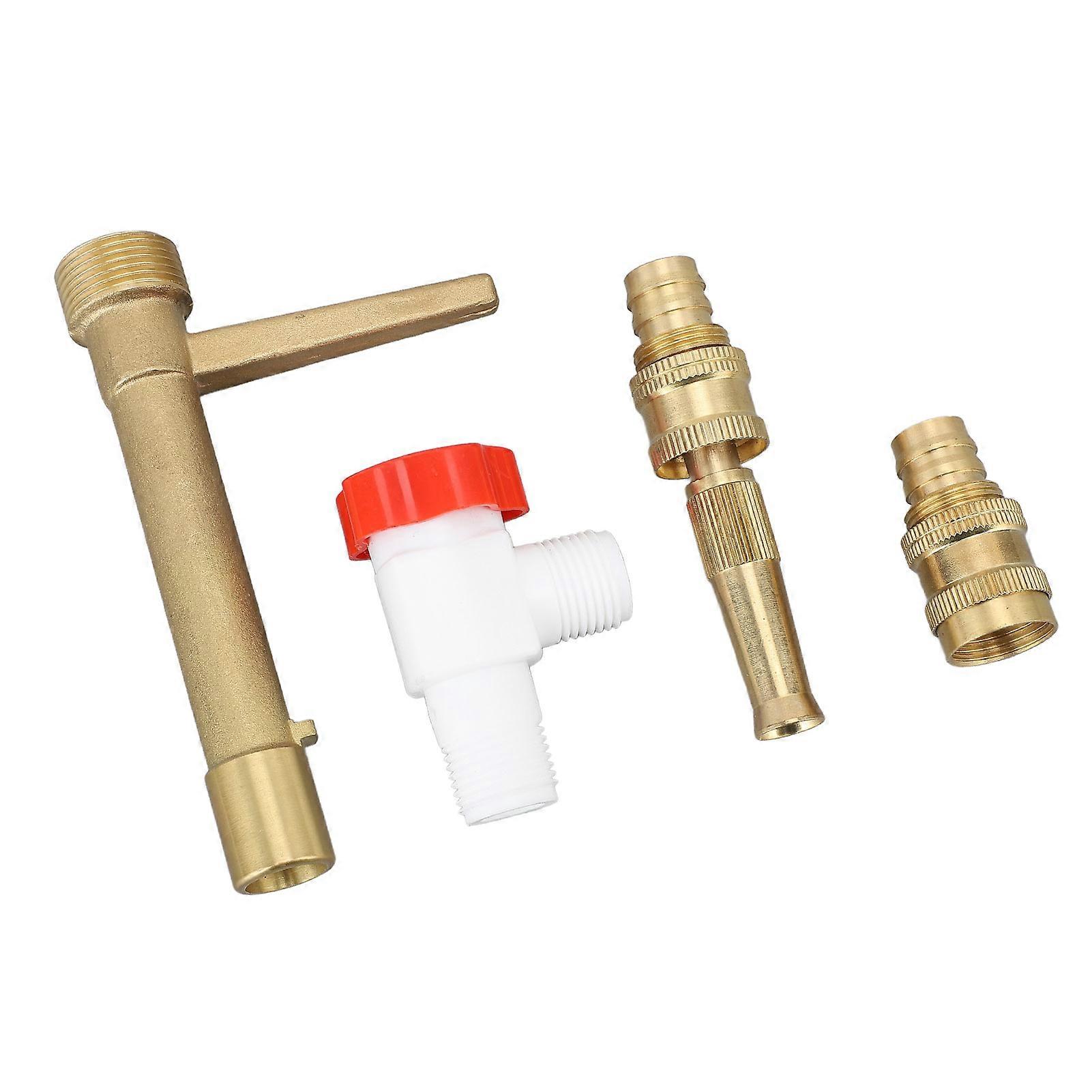 G3 / 4 النحاس سريع سحب المياه صمام مفتاح النحاس سريع مقرنة صمام خرطوم الرش صمام مفتاح للري تحت الأرض 