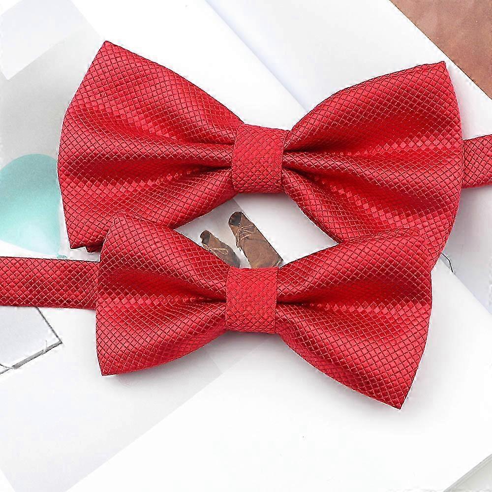 Parent-child Bowtie Set | Bow Tie Accessory | Set Bow Ties | Dinner Set - Solid Edition 0609