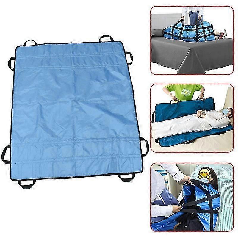 Positioning Bed Pad With 8 Reinforced Soft Handles, 48" X 40" 500 Lbs Load-bearing Multipurpose Transfer Pad