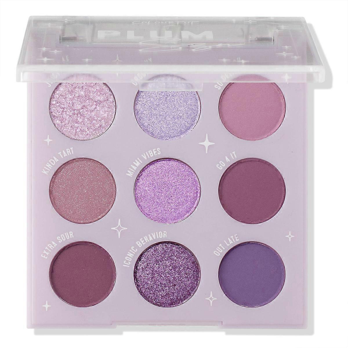 Colourpop Pressed Powder Eyeshadow Makeup Palette, Plum Szn - 0.3oz