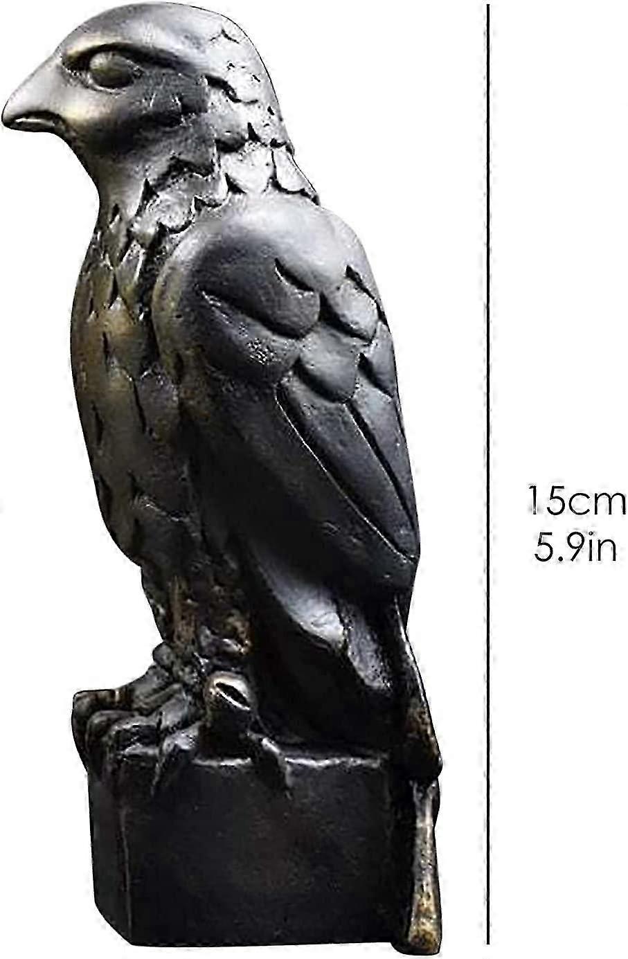 Maltese Falcon Statue Prop with Secret Compartment,1941 The Maltese Falcon Movie Prop Replica,Handmade Resin Sculpture-Yvan