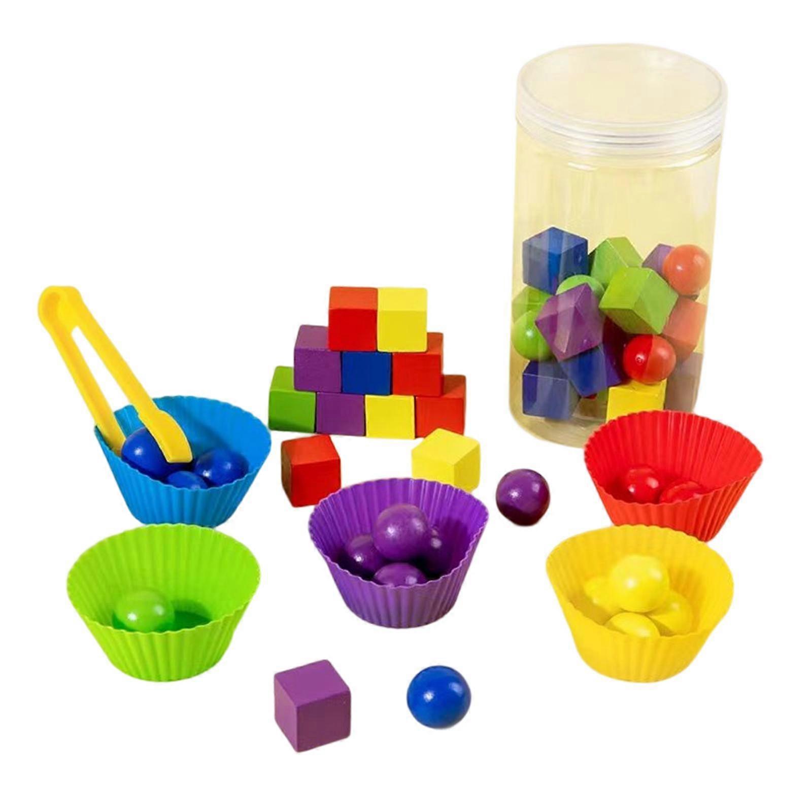Color Sorting and Counting Preschool Learning Style A