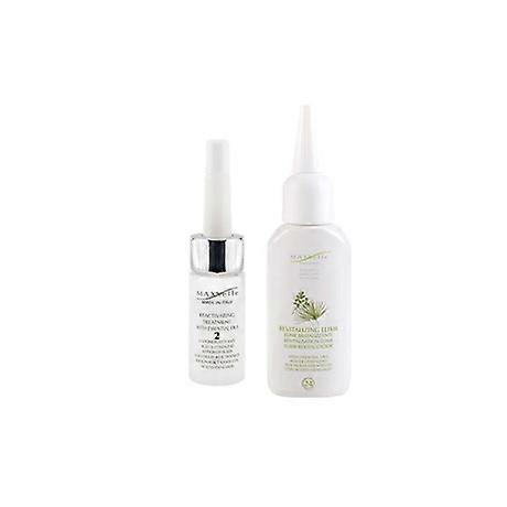 Promo Set Reactivating Lotion 2 + Revitalizing New Gown Hair Elixir Cura Riattiva Maxxelle 50ml