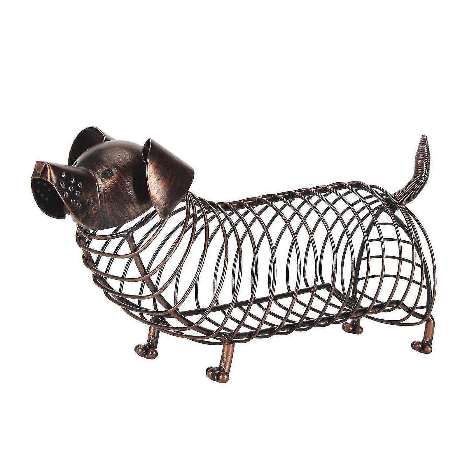 Dachshund Wine Cork Holder Modern Lifelike Rust Prevention Wine Cork Holders Decorative for Collection Storage