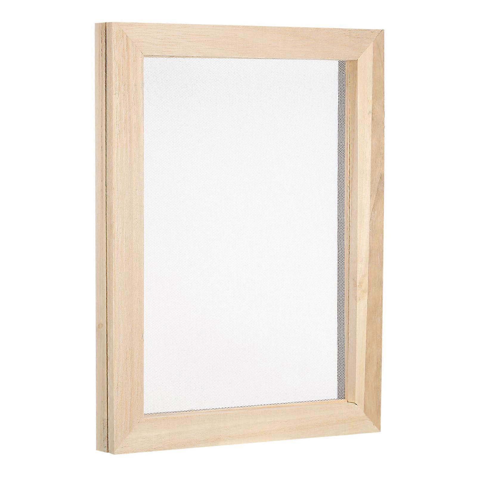 A5 Wooden Paper Making Screen, 2 Pack Mold for DIY Paper Craft