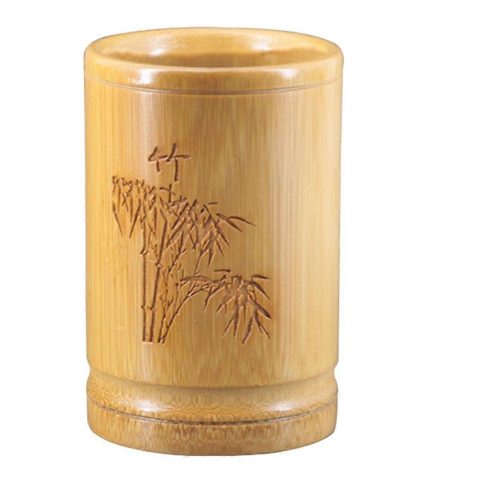 Study Room Pen Holder, Bamboo Built for Clean and Efficient Spaces