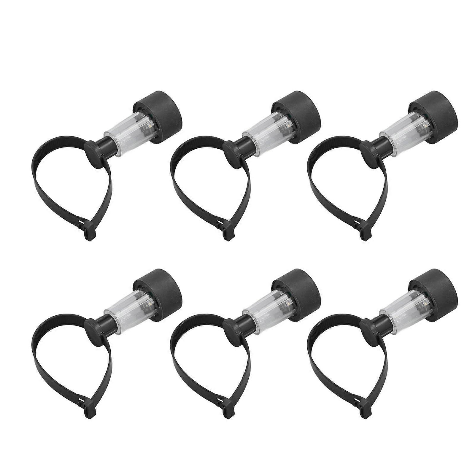 Pack of 6 Solar Pool Lights, Energy Saving LED Fence Light, Ref: 9331
