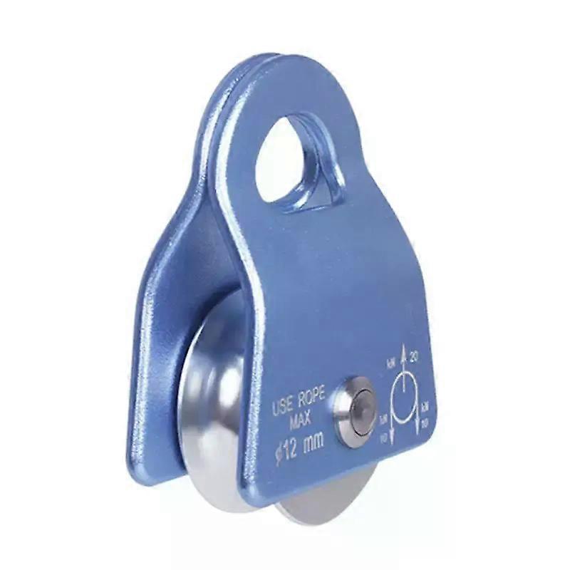 2000kg Flexible Active Pulley Block 360 Degree Wwivel Pulley for Rock Climbing Random Color