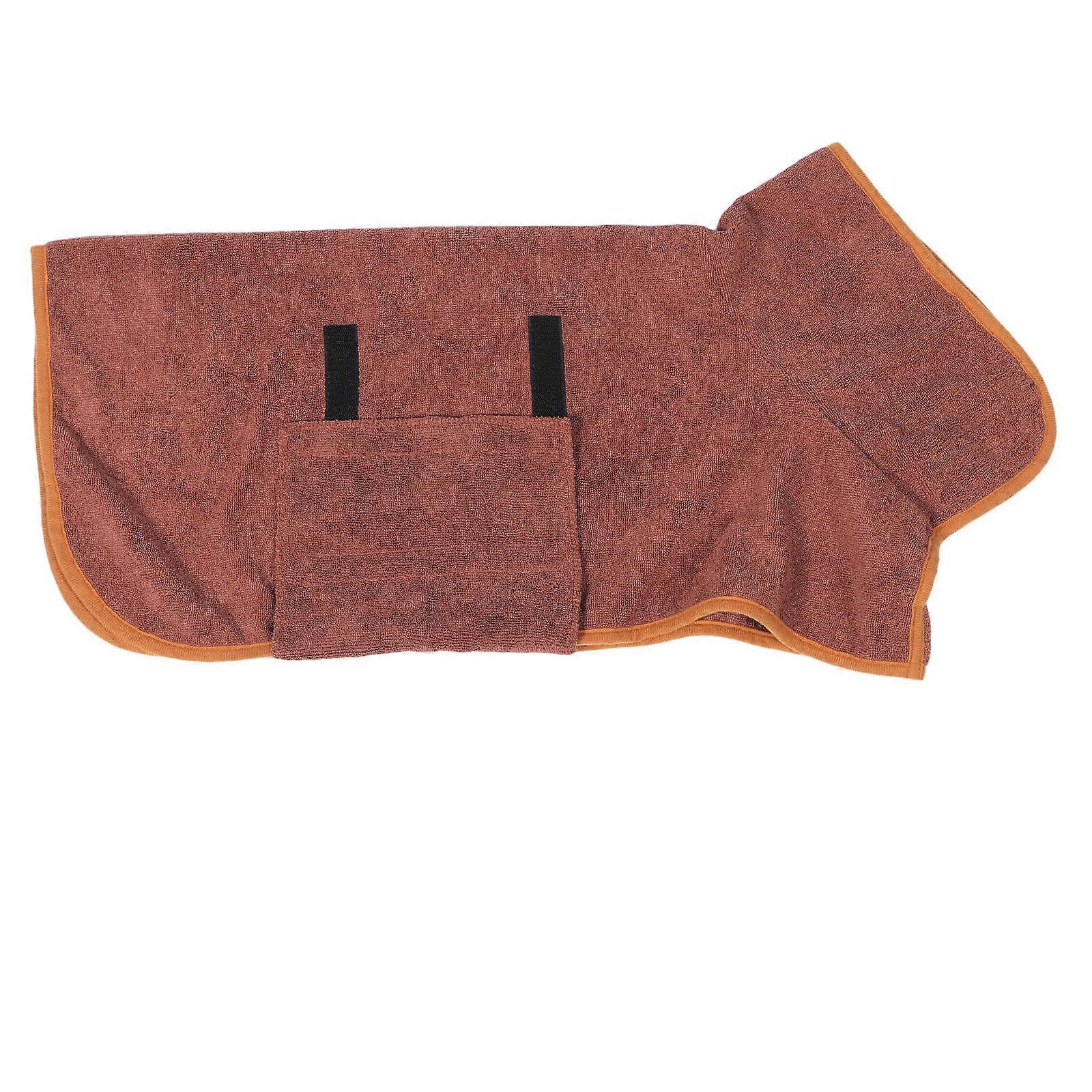 Dog Bathrobe Drying Towel Pet Owners 88x50cm Polyester 1Pcs