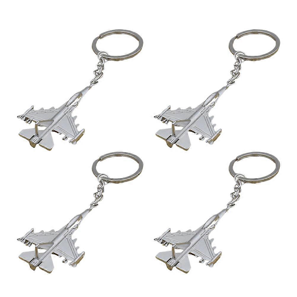 Miniature Keychain Navigation Themed Keychain Key Organizer For Anniversary Celebrations Zinc Alloy Silver 8X2cm 4Pcs