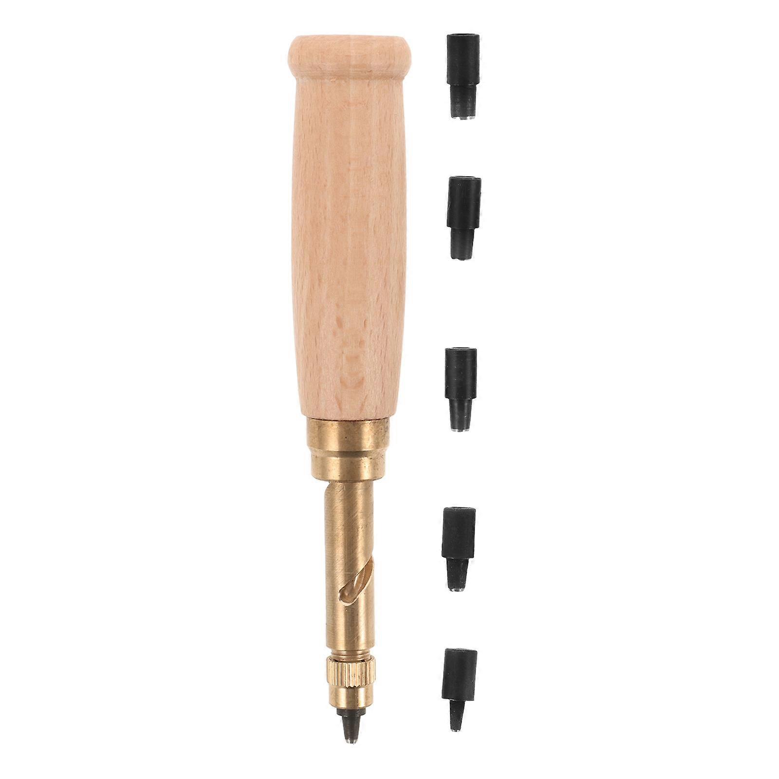 Hole Puncher For Crafts Leather Hole Punching Practical Metal Tool For Diy Projects 1Set
