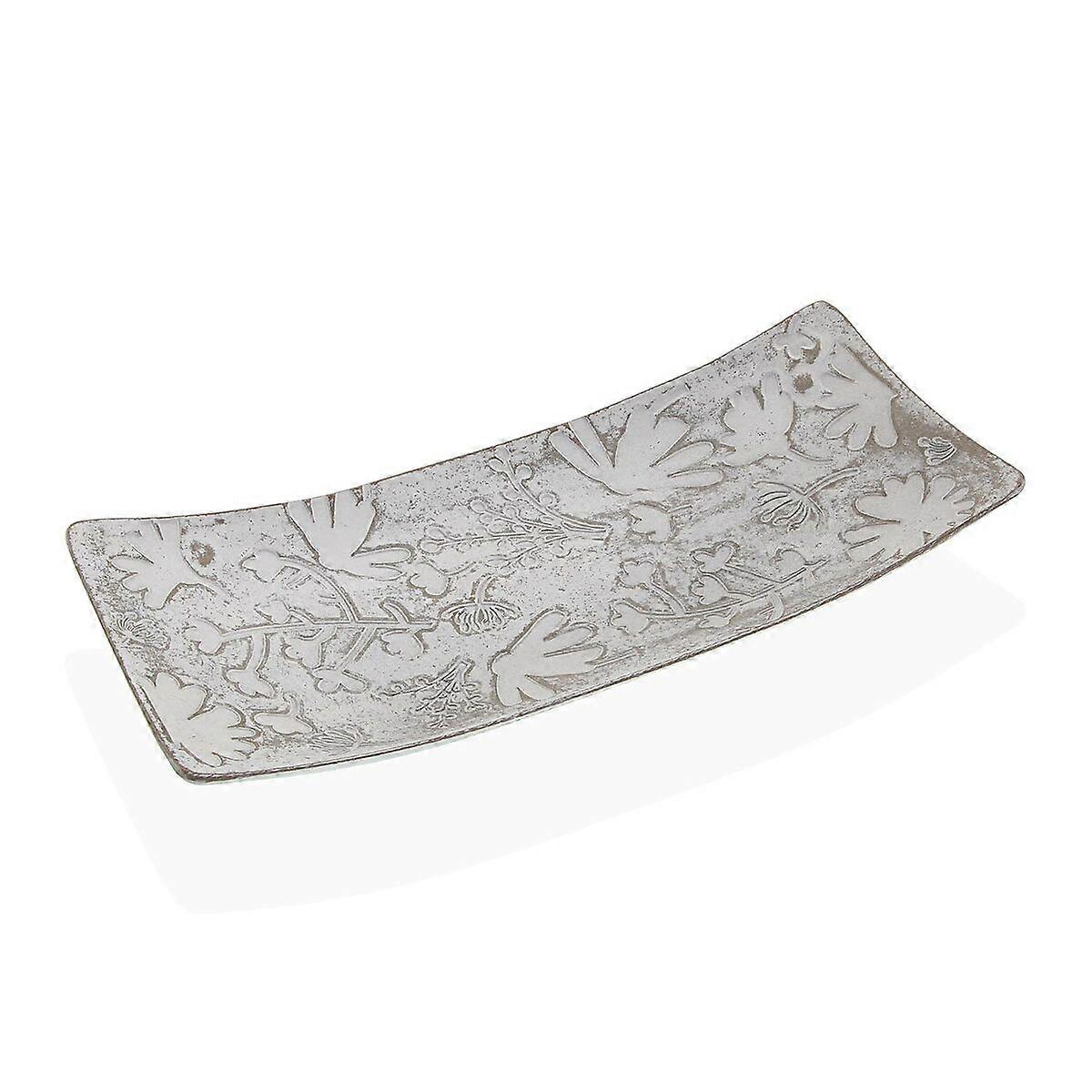 中心装饰品 Versa 白色中密度纤维板木 16 x 4.5 x 38.5 厘米 鲜花