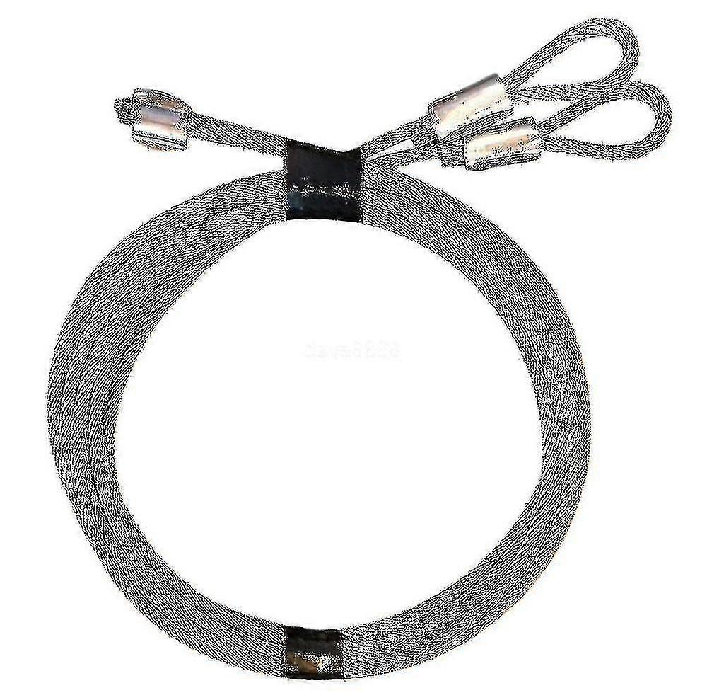 Security Garage Door Extension Cable Kit Galvanized Steel Braid S Hooks Edition 0621