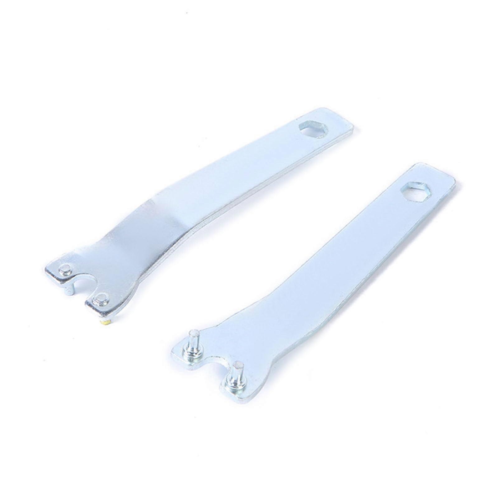 Mühle Flanschwinkelschlüssel 2 Pack for 100 Winkelschleifer Metal Lock Nut Quick Release Set, White Finish