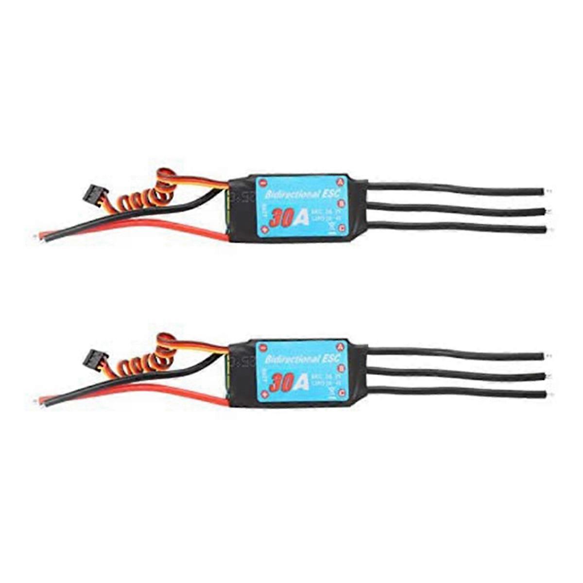 Bidirectional ESC 30A brushless ESC for Remote Control Ship(30A)