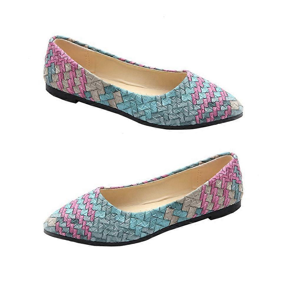 Shoes Woman Minimalist Design Slip-ons Work Breathable PU 7 Size Comfortable Loafers 1 Pair