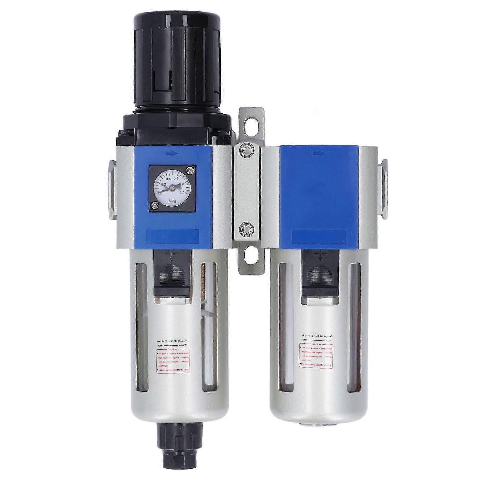 Tryckluftsfilterregulator Smörjkombo Vattenoljefälla Separator 3 i 1 2 Enhet GFC400?10