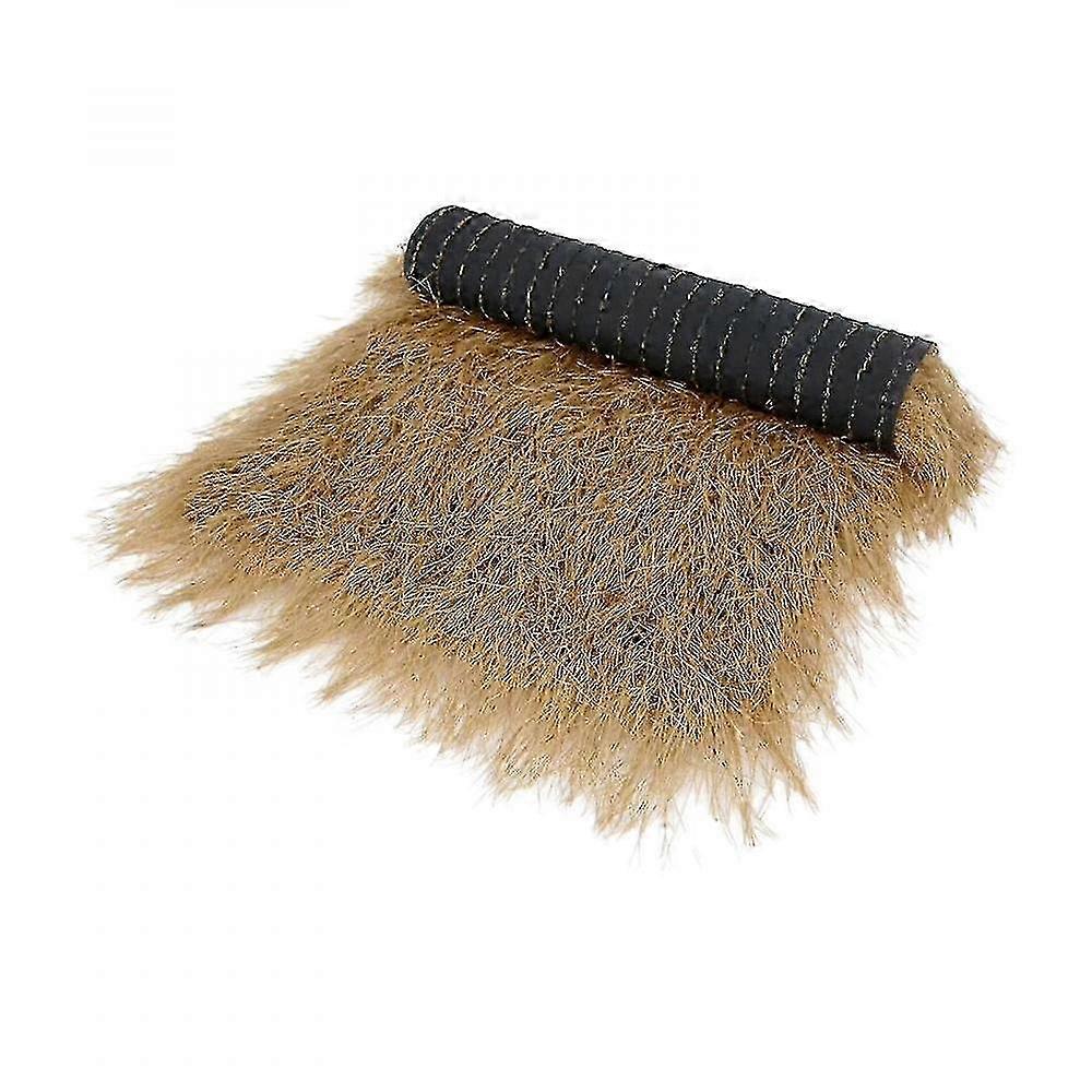 Copertura in paglia sintetica, copertura in paglia Palapa, decorazione decorativa del tetto in paglia sintetica per la decorazione della spiaggia della barra della capanna GVN-1mx1m-giallo