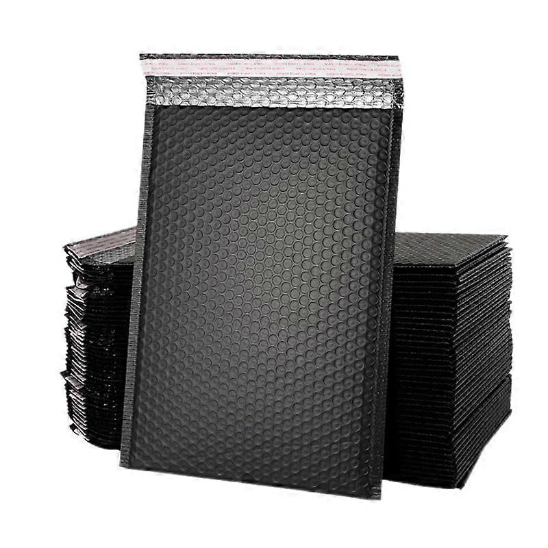 50 Pieces Padded Envelopes Poly Bubble Mailers 13*18Cm Black50pcs