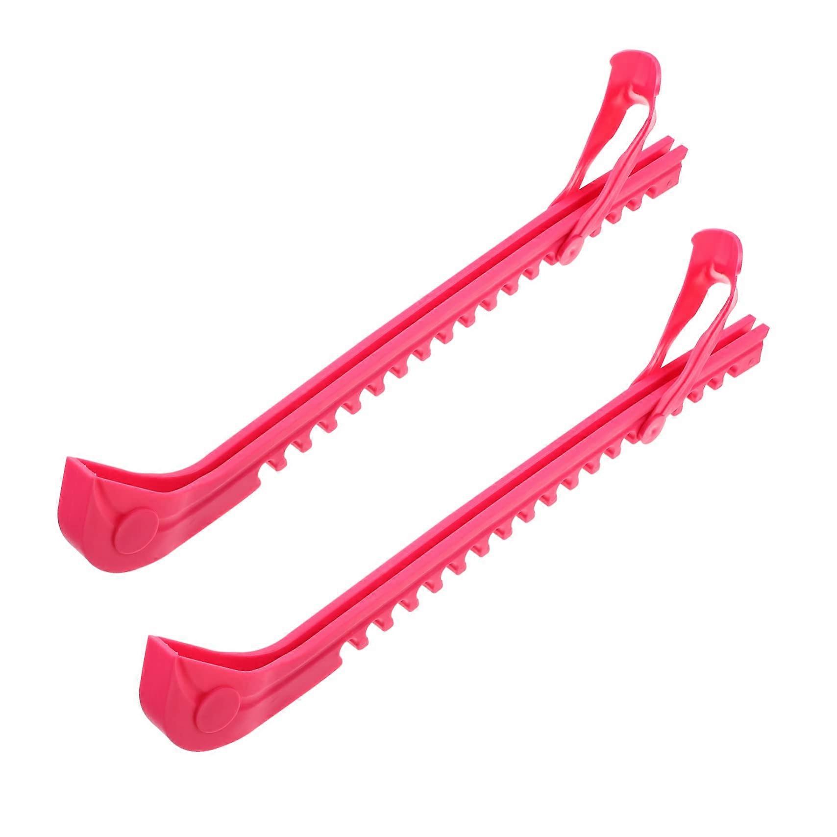 1 pair of ice skate blade covers durable and practical skate guards for figure skating and hockey effective blade protection