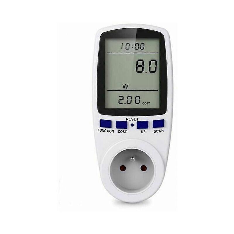 Digital Energy Meter Socket, Power Consumption Monitoring Outlet for Large Appliances