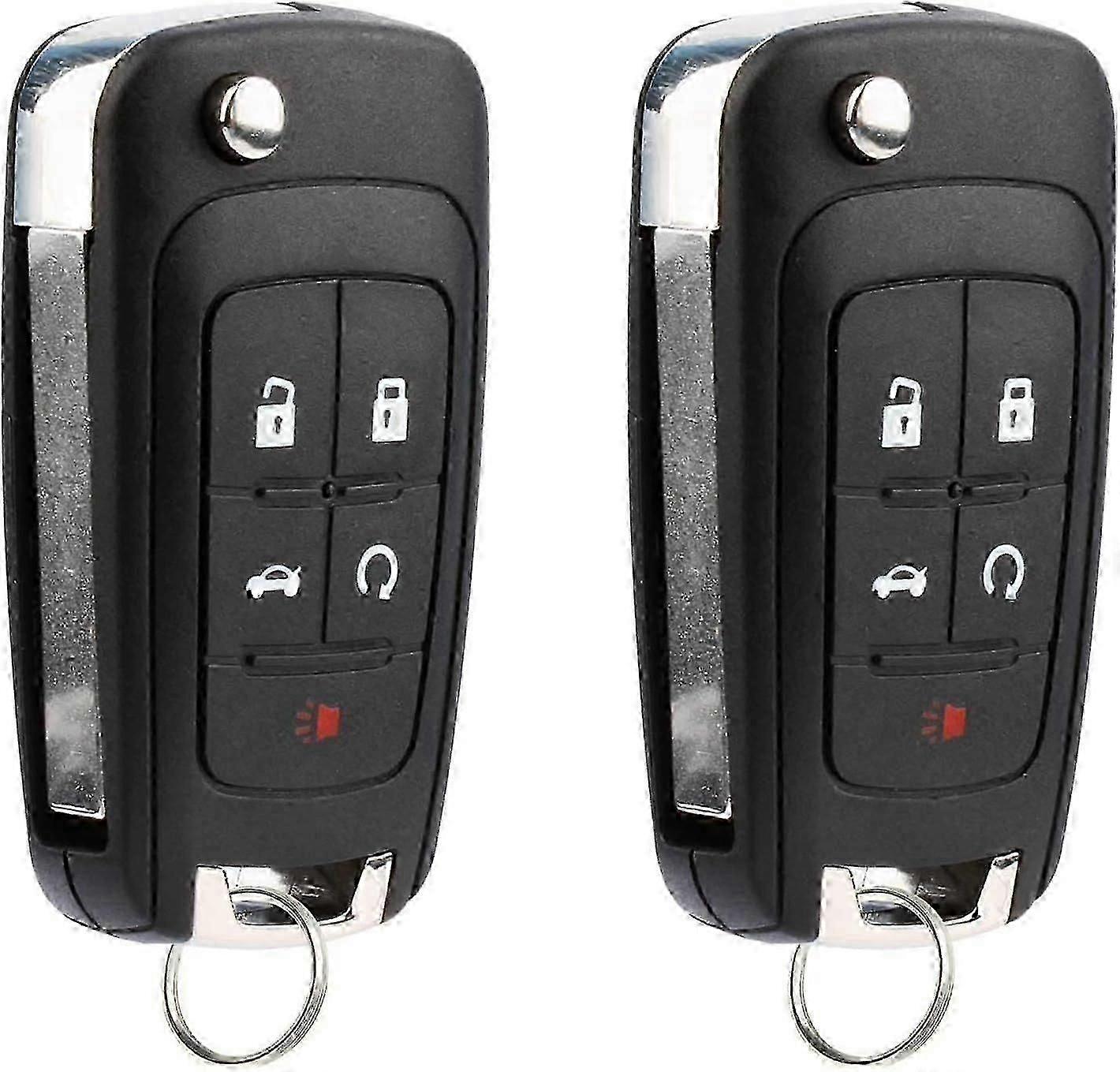High quality   2x Replacement Keyless Entry Remote Start 5-Button Uncut