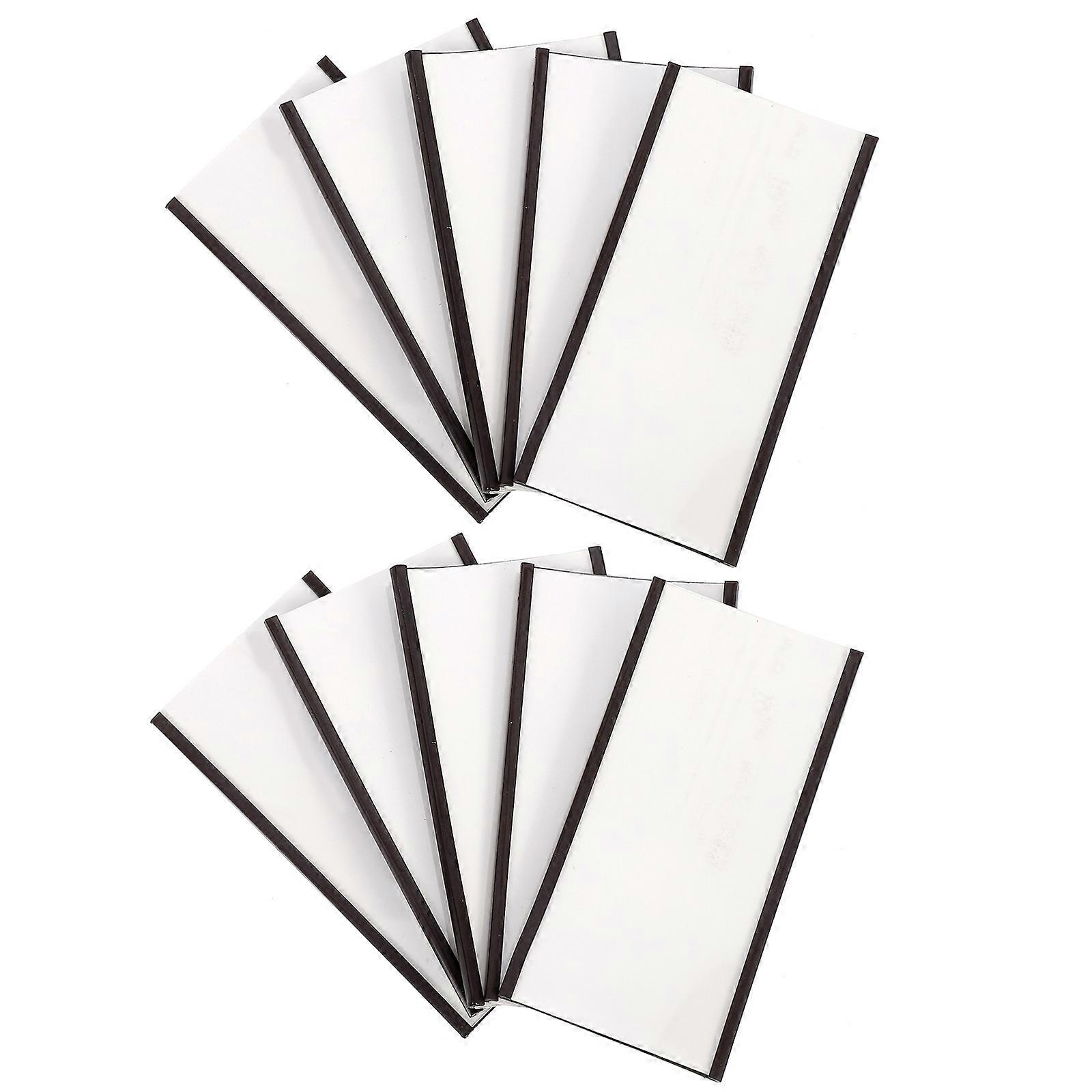 Magnetic Label Holder Clip Type Cards Display Clamp Retail Stores 10X5CM 10Pack
