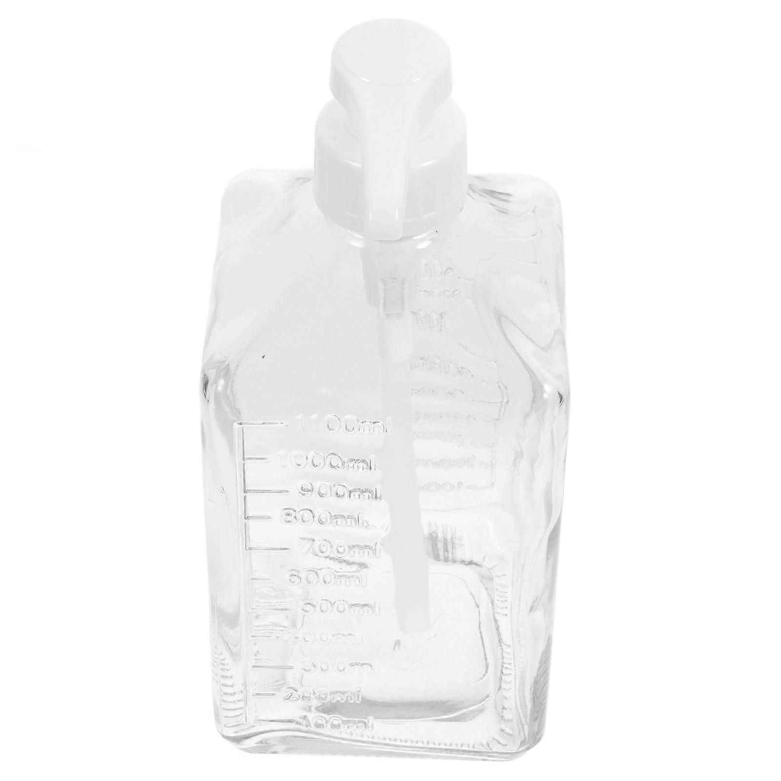 Coffee Syrup Bottle MultiUse Syrup Storage Bottle Reusable Glass Syrup Container For Coffee Shop 1Pcs