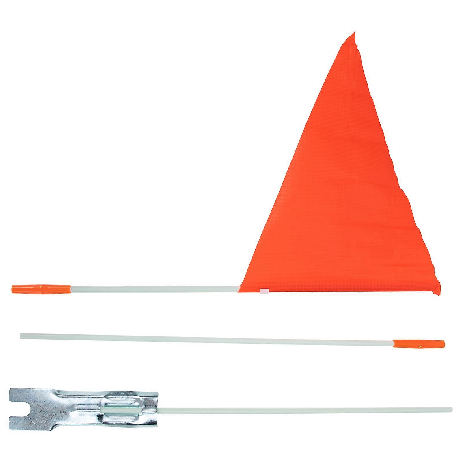 Flag Display Vehicle Advertising Bike Fixing Flagpole Kit Durability 1Set